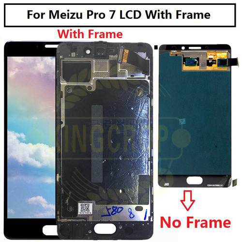 for Meizu Pro 7 Lcd M792H M792Q-L LCD with frame Display Touch glass Digitizer assembly replacement parts Amoled meizu pro7 lcd
