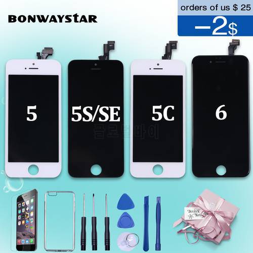AAA++ LCD Display For iPhone 6 6S 7 8 X display touch Screen replacement Digitizer Assembly for iPhone 5 5S SE 6 6S 7 LCD Screen