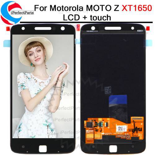2560*1440 For Motorola MOTO Z lcd Droid Edition XLTE XT1650 xt1650-03 LCD Display Touch Screen Digitizer Full Assembly + tools