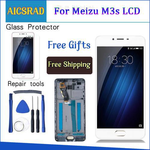 AICSRAD For Meizu M3 S M3S Mini LCD Touch Screen Digitize Assembly Replacement For Meizu M3s Meilan 3s Y685Q Y685M Y685H