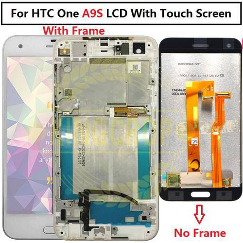 For HTC One A9S LCD Display Touch Screen Digitizer Assembly 1280x720 Mobile Phone Replacement Repair Parts For HTC A9S LCD