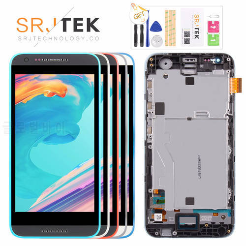 Original For HTC Desire 620G LCD Touch Screen with Frame For HTC Desire 620G Display Digitizer Replacement Parts 620 620U 620T