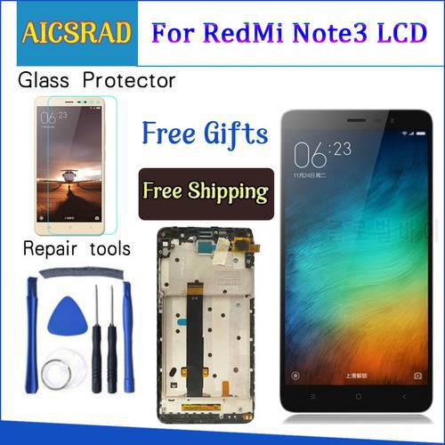 AICSRAD LCD Screen for Xiaomi Redmi Note 3 Pro Soft-key Backlight LCD Display+Touch Screen for Xiaomi Redmi Note 3 146MM