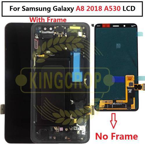 For Samsung Galaxy A8 2018 LCD display A530 A530F A530DS A530N A530N Touch Screen With Frame Digitizer Assembly