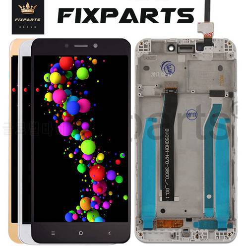 Tested For Xiaomi Redmi 4X LCD Display Touch Screen Digitizer With Frame Replacement Parts For Redmi 4X Display Screen