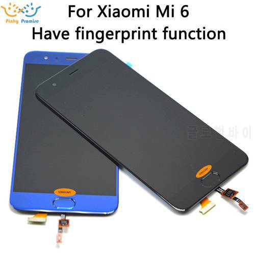 For Xiaomi Mi 6 LCD Display+Touch Screen Digitizer Assembly 1920x1080 FHD For Xiaomi Mi6 LCD Replacement Parts