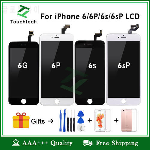 White&Black 100% OEM Screen For iPhone 6 6 Plus 6s Plus X LCD Screen Replacement Display with 3D Touch Screen Digitizer Assembly
