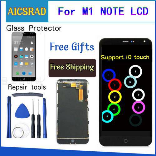 AICSRAD For Meizu M1 Note touch screen Digitizer +LCD Display For Meizu M1 Note 5.5