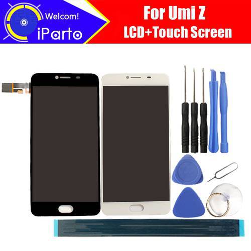5.5 inch UMI Z LCD Display+Touch Screen 100% Original Tested Digitizer Glass Panel Replacement For UMIDIGI Z 1920x1080+Tools