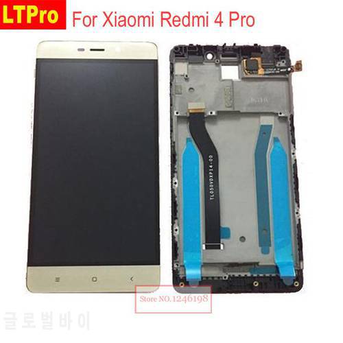 Best Working Original 10 point LCD Display Touch Panel Screen Digitizer Assembly with frame For Xiaomi Redmi 4 Standard 2GB 16GB