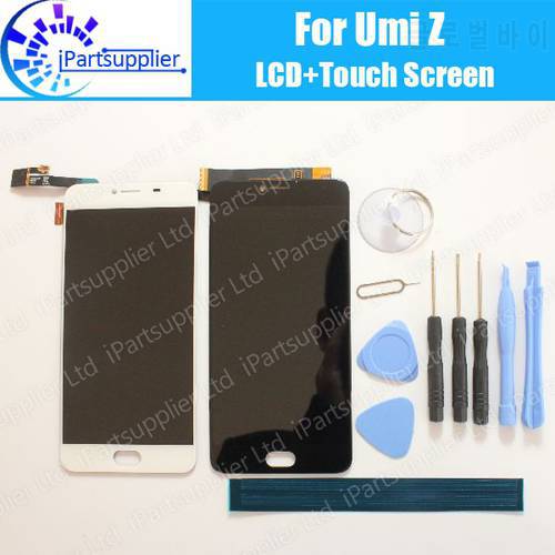 UMI Z LCD Display+Touch Screen 100% Original LCD Digitizer Glass Panel Replacement For UMIDIGI Z+tools+adhesive