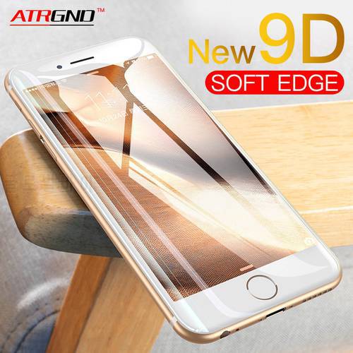 New 9D Curved Sof Edge Full Cover Tempered Glass For iPhone Xr Xs Max 11 Pro Max Screen Protector For iPhone 8 7 6 6s Plus Protection Film