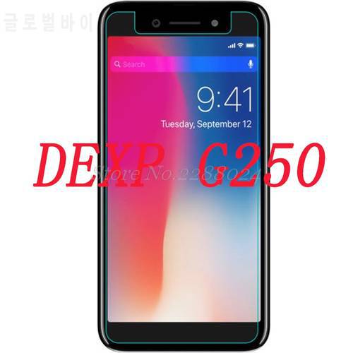 Smartphone 9h Tempered Glass for DEXP G250 Explosion-proof Protective Film Screen Protector cover phone