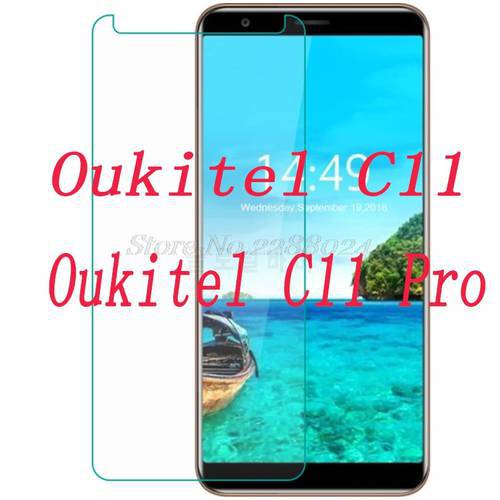 Smartphone Tempered Glass for Oukitel C11 / C11 Pro C11pro 9H Explosion-proof Protective Film Screen Protector cover phone