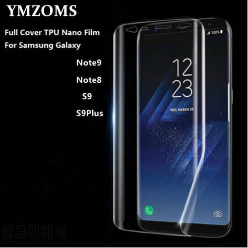 3D Full Cover Nano Screen Protector Film Foil For Samsung S20 Ultra Note 10 + 9 8 S9 S8 Plus (Not Glass) Screen Protection Foil