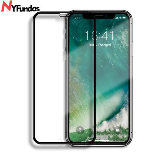 NYFundas 5D Screen Protector Tempered Glass Film For iphone 11Pro Max X XS MAX XR 8 7 6 6S Plus Protection Screenprotector Verre