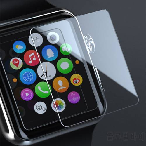 For iWatch Series 1/2/3 Tempered Glass For Apple Watch 38mm 42mm 2.5D Curved Edge Screen Protector Film Guard GLAS Protection