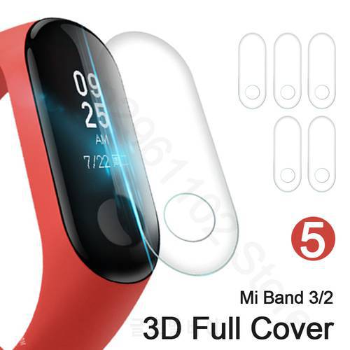 5pcs Screen Protector Film For Xiaomi Mi Band 3 4 Smart Wristband Bracelet Xiomi Mi Band 4 3 Protective Films Not Tempered Glass