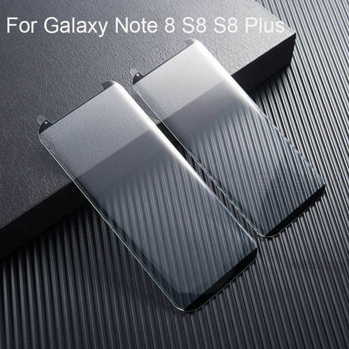 For Samsung Galaxy Note8 S8 S9 Plus Screen Protector 9H 3D Curved Protective Film Glass Case Friendly Tempered Glass Half Curved