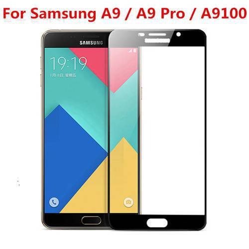 Full Cover Tempered Glass For Samsung Galaxy A9 A9S A9 Pro 2018 2016 Star Lite A9pro A9100 A900F G8850 Screen Protector Film