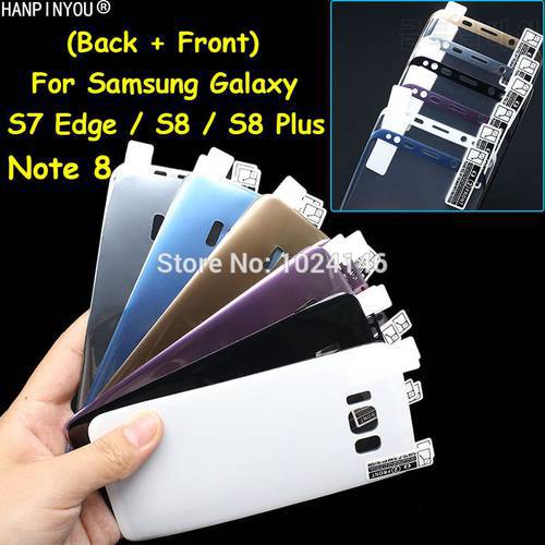 1 Set 3D Curved Full Coverage Plating Soft PET Film Screen Protector For Samsung Galaxy S10 5G S10e S9 S8 Plus Note 8 9 S7 Edge