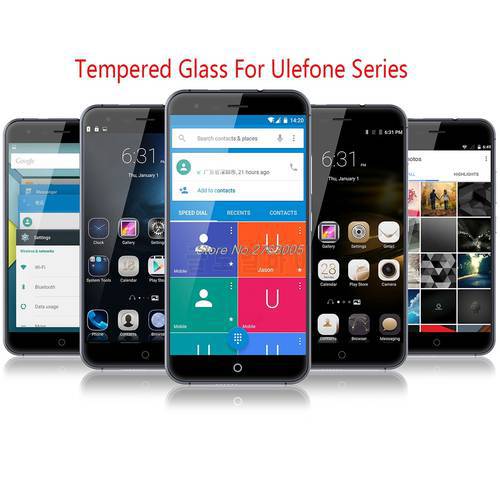 2pcs Tempered Glass for Ulefone Be Pure Lite Metal Lite Be Pure Paris X Screen Protector Film Protective Screen Cover