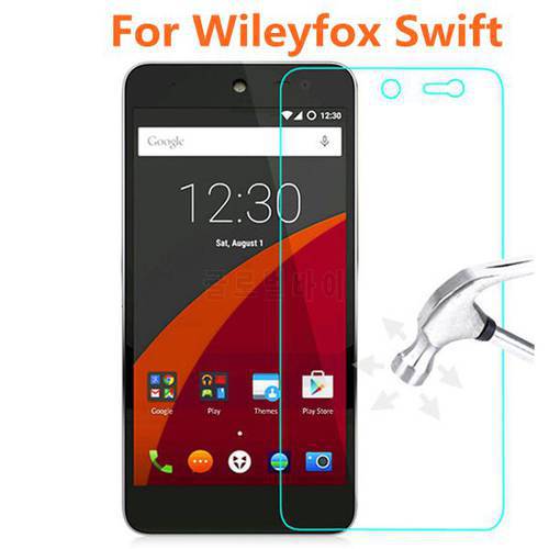 10pcs/lot Full Glue Tempered Glass Original 9H Explosion-proof Protective Film Screen Protector for Wileyfox Swift