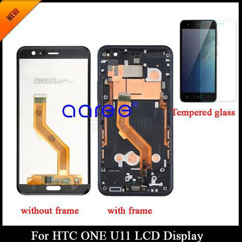 100% tested Grade AAA LCD Display For HTC U11 LCD U-3w U-1w U-3u Display For HTC U11 U-3w LCD Screen Touch Digitizer Assembly