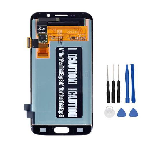 5.1&39&39 Display Super AMOLED For SAMSUNG Galaxy s6 edge LCD + Frame G925 G925F G925I Touch Screen Digitizer Replacement
