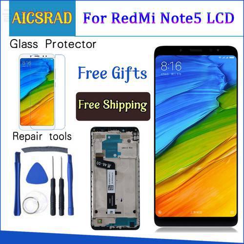 For Xiaomi Redmi Note 5 Pro LCD Display Note 5 Touch Screen Digitizer Assembly Replacement For Xiaomi Redmi Note5 5.99 Inch LCD