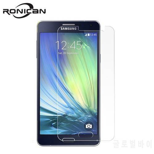 RONICAN Tempered Glass For Samsung Galaxy A3 A5 A7 A710F Screen Protector Safety Protective Film A300F A500F A700F A700 2015