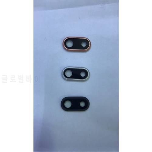 GZM-parts 20pcs/lot For iPhone 8 Back Rear Camera Glass Lens with Frame Replacement Part For iPhone 8 Plus