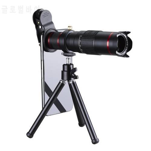 Universal 22X Zoom Telescope Telephoto Camera Lens with Tripod Mount & Mobile Phone Clip For iPhone,Galaxy and Other Smart Phone