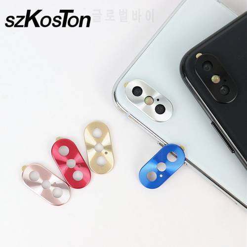 Metal Rear Lens Protective Ring For iPhone X Camera Lens Case Cover Ring Plating Aluminum Protector Camera Guard For iPhone X