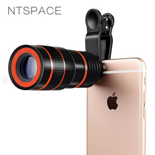 Universal Clip 8X 12X 20X Zoom Phone Telescope Lens External Smartphone Telephoto Camera Lens for iPhone Sumsung Xiaomi Huawei