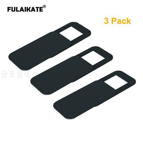 FULAIKATE 3PCS WebCam Cover for Tablet PC Mobile Phone Plastic Thin Camera Cover for iPhone Laptop Sticker Universal Protector