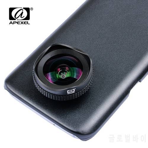 APEXEL 2 in 1 Phone Camera Lens Kit 16mm 4k Super Wide angle Mobile Lens With CPL Filter for iPhone X 7 8 samsung s8 plus