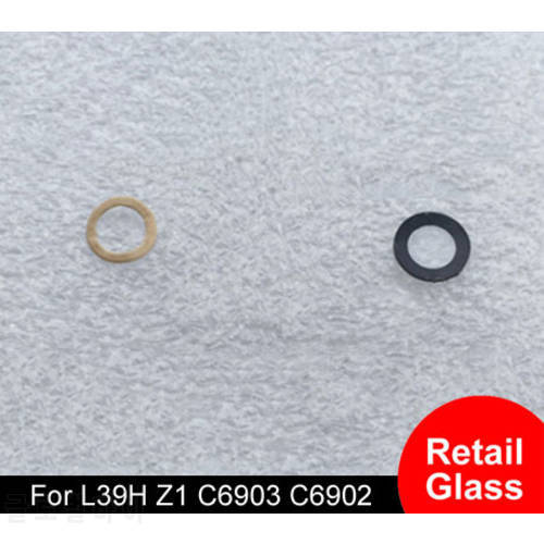 Ymitn 100% New Retail Back Rear Camera lens Camera cover glass with Adhesives For Sony Xperia L39H Z1 C6903 C6902