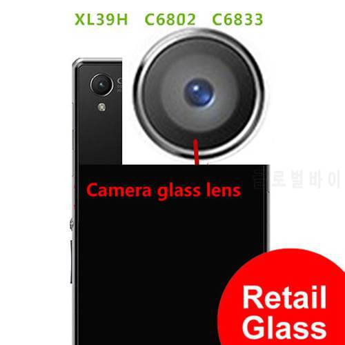 Ymitn 100% New Retail Back Rear Camera lens Camera cover glass with Adhesives For Sony Xperia XL39H C6802 C6833