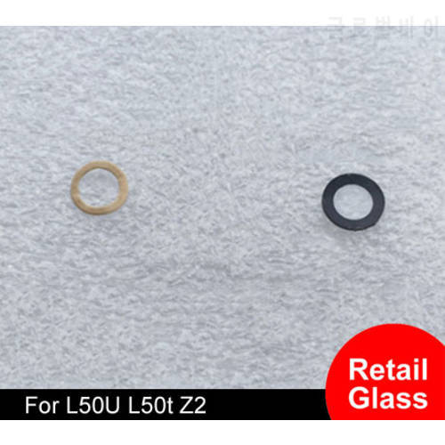 100% New Retail Back Rear Camera lens Camera cover glass with Adhesives For Sony Xperia L50U L50t Z2