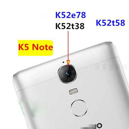 3pcs/lot For Lenovo K5 Note K52e78 K52t38 K52t58 back camera glass lens cover with adhesive glue replacement repair part