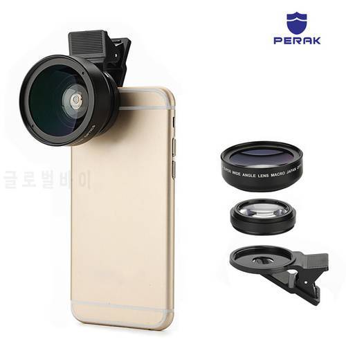 Mobile Phone Camera Lens 2 in 1 Wide Angle Lens Lente For iPhone 6S 6 plus 5s 5c 5 Samsung s6 s7 edge s8 Macro Lens Lentes