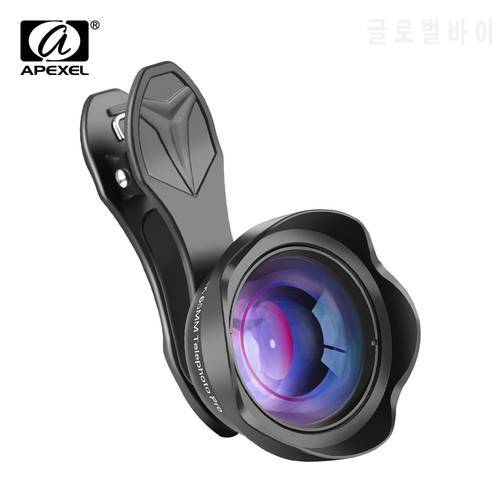 APEXEL HD 2x Telephoto Portrait Lens Professional Mobile Phone Camera Telephoto Lens for iPhone Samsung Android SmartphoneS