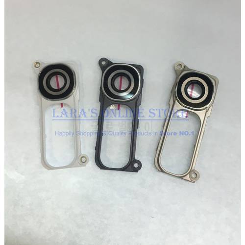 100% Original Rear Back Camera Lens Glass Cover with Metal Ring & Frame Replacement For LG G4 H810 H811 H815 F500