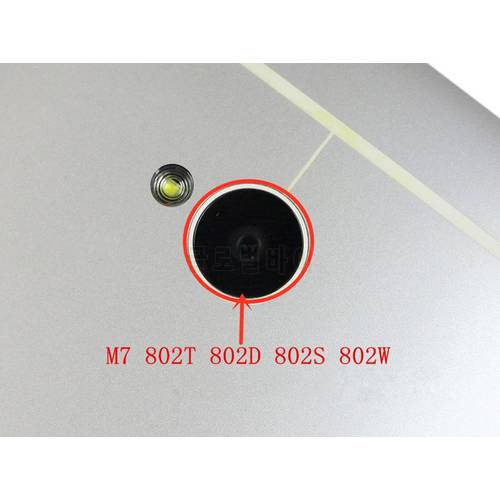 10pcs Original Ymitn Housing part For HTC One M7 802w 802t 802d Back Camera glass lens+Adhesive Replacement+Tracking NO