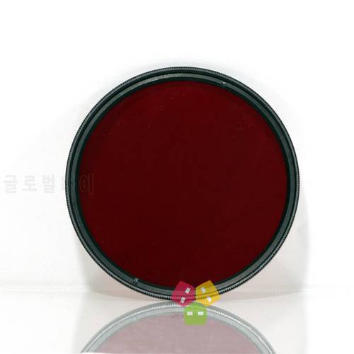 58mm 630nm Infrared IR Optical Grade R63 Filter for Lens Digital Camera Accessories for Canon Nikon Sony Pentax Fuji Olympus