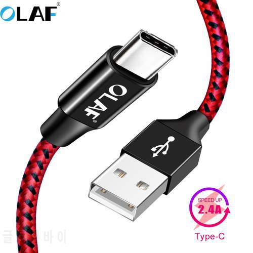 OLAF USB C for samsung galaxy s9 S8 Note 8 9 Cable type c For One plus 6 5t For XiaoMi mi6 mi5 1M 2M 3M Fast Charging Data Cable