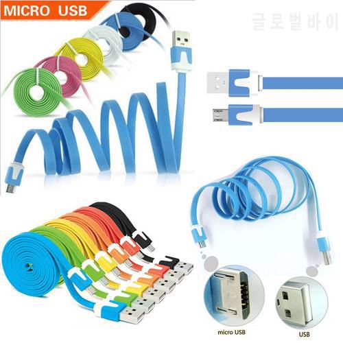 10pcs High Quality 1m 2m 3m Micro 5 Pin USB Cable 2.0 Data Sync Charger Cable for Samsung Galaxy S7 S6 S5 for Smart Phone Cables