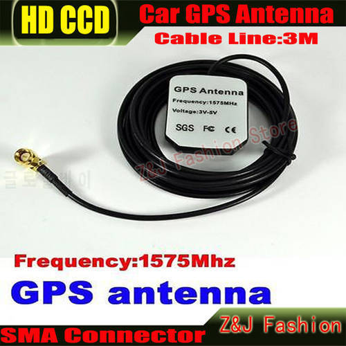 Car Gps Antenna SMA Connector Cable Length 3M Frequency 1575.42MHZ + Free shipping Hot Sale Factory Price LM