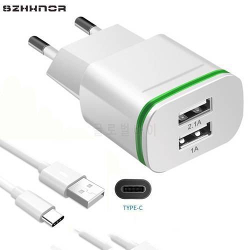 USB-C 3.0 Fast Phone Charger EU Wall USB Charger Adapter for Xiaomi redmi note 9 pro note 8 mi note 10 7 Wileyfox Swift 2 Plus